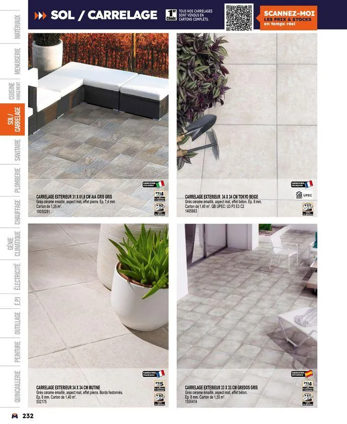 Guide produits 2024 du 15 mars au 31 décembre 2024 - Catalogue page 232