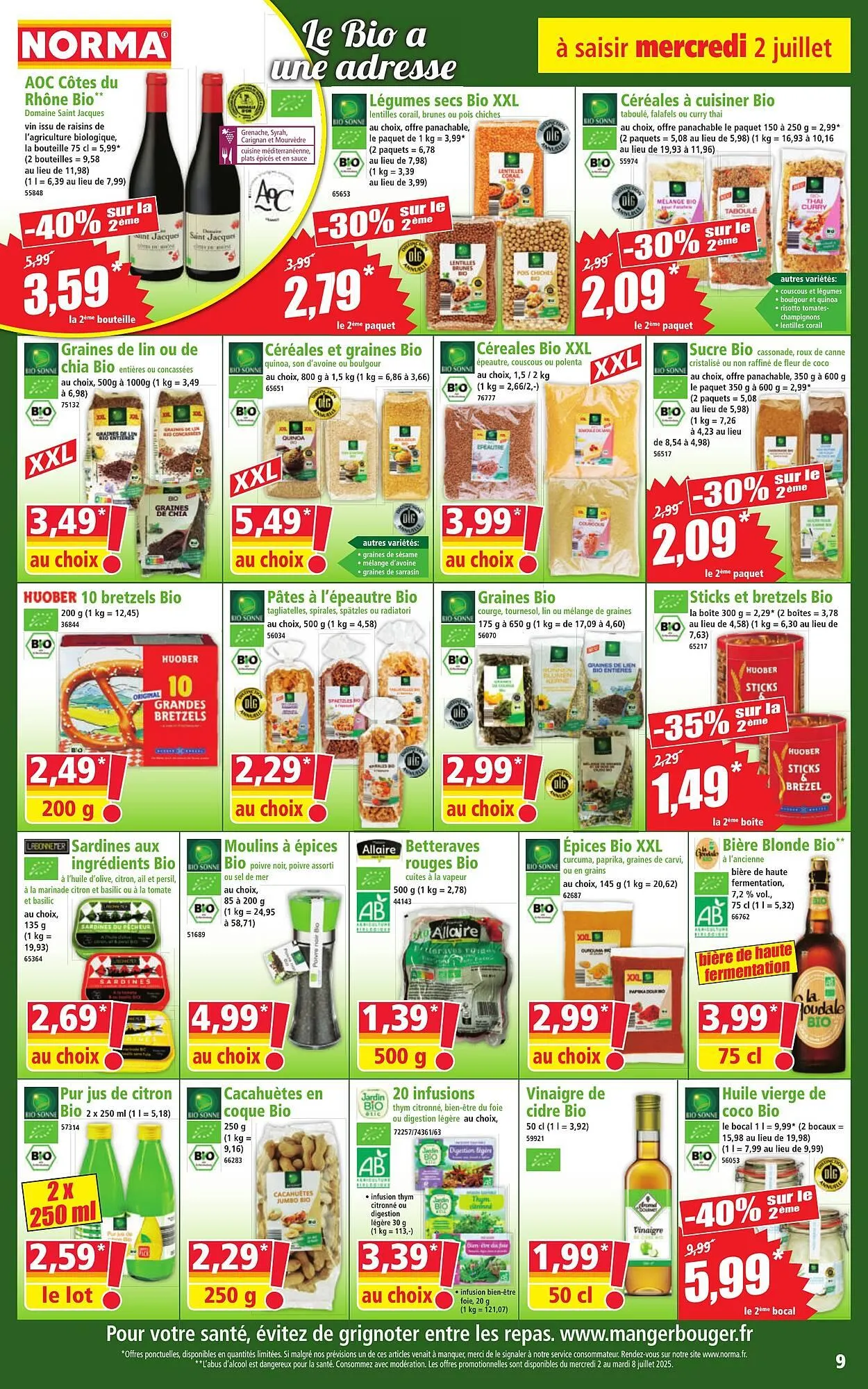 Catalogue Norma du 2 juillet au 8 juillet 2025 - Catalogue page 9