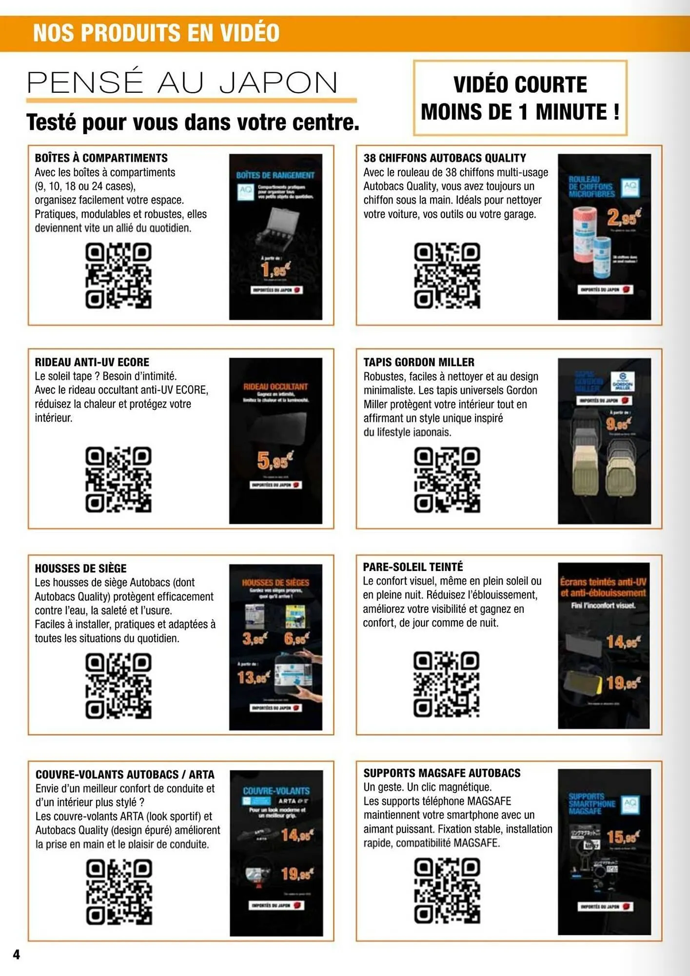 Catalogue Autobacs du 25 avril au 30 juin 2026 - Catalogue page 4