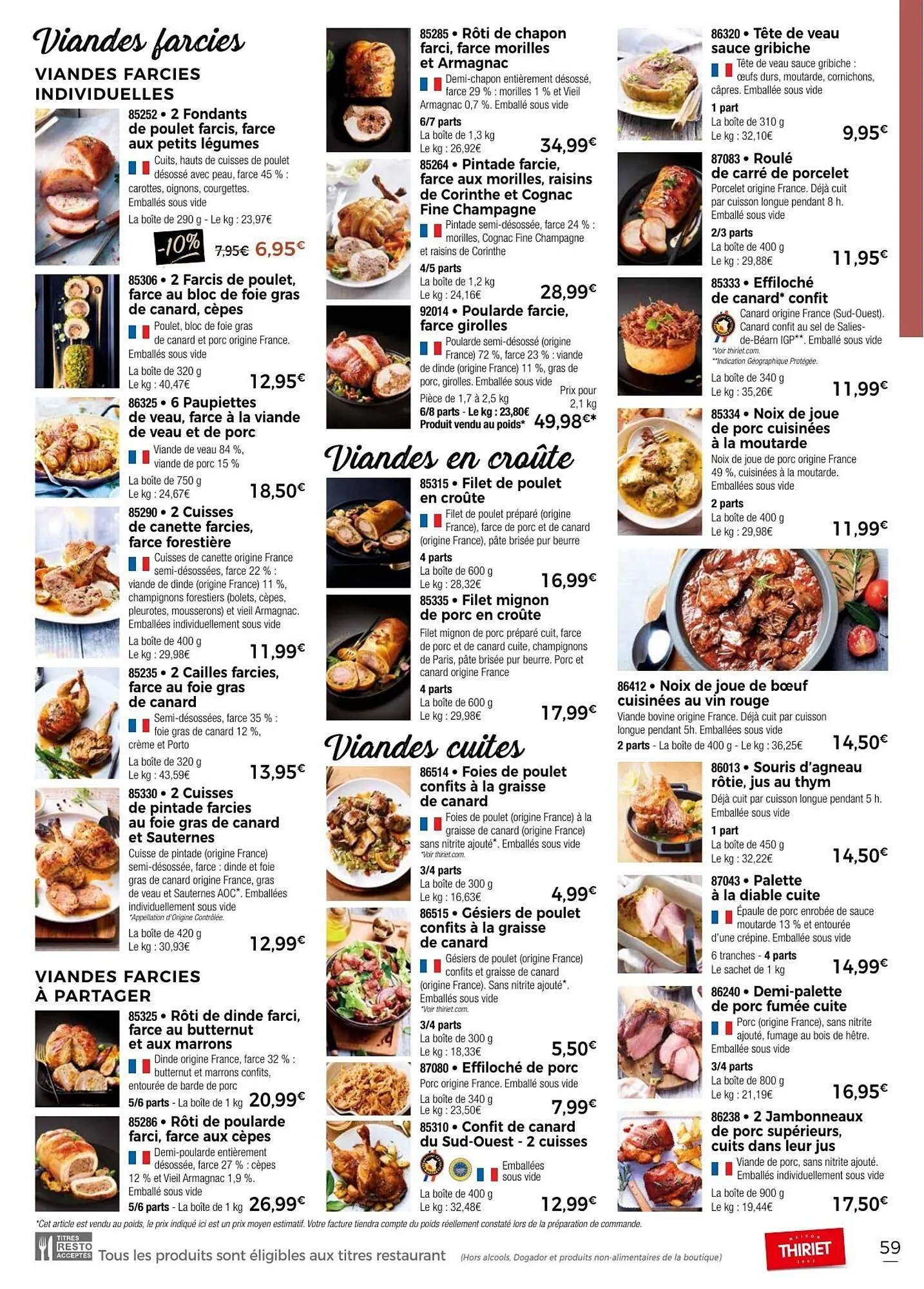Catalogue Thiriet du 1 janvier au 30 janvier 2026 - Catalogue page 59