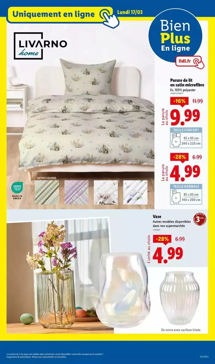 Retrouvez des réductions sur un ensemble de produits de grandes marques chez Lidl ! du 13 mars au 19 mars 2025 - Catalogue page 67