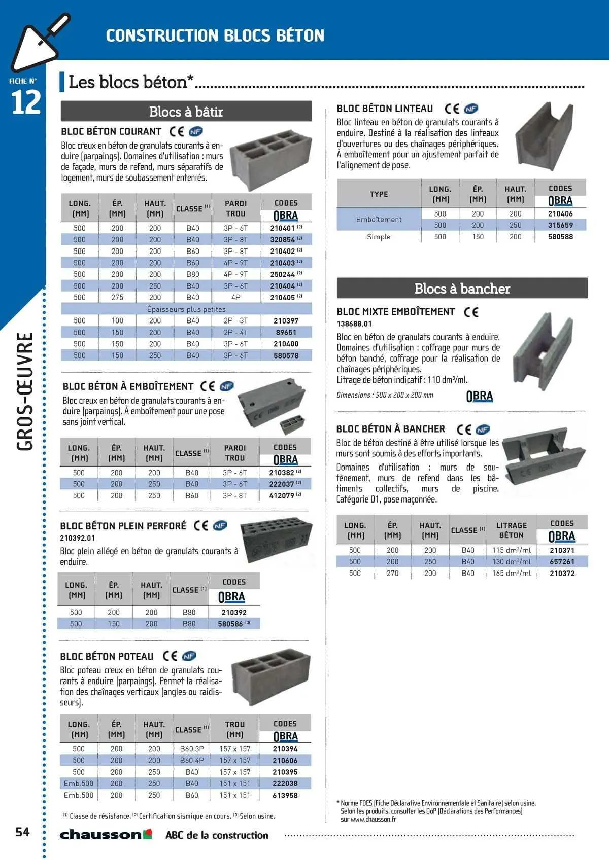 Catalogue Chausson Matériaux du 2 mai au 31 décembre 2025 - Catalogue page 46