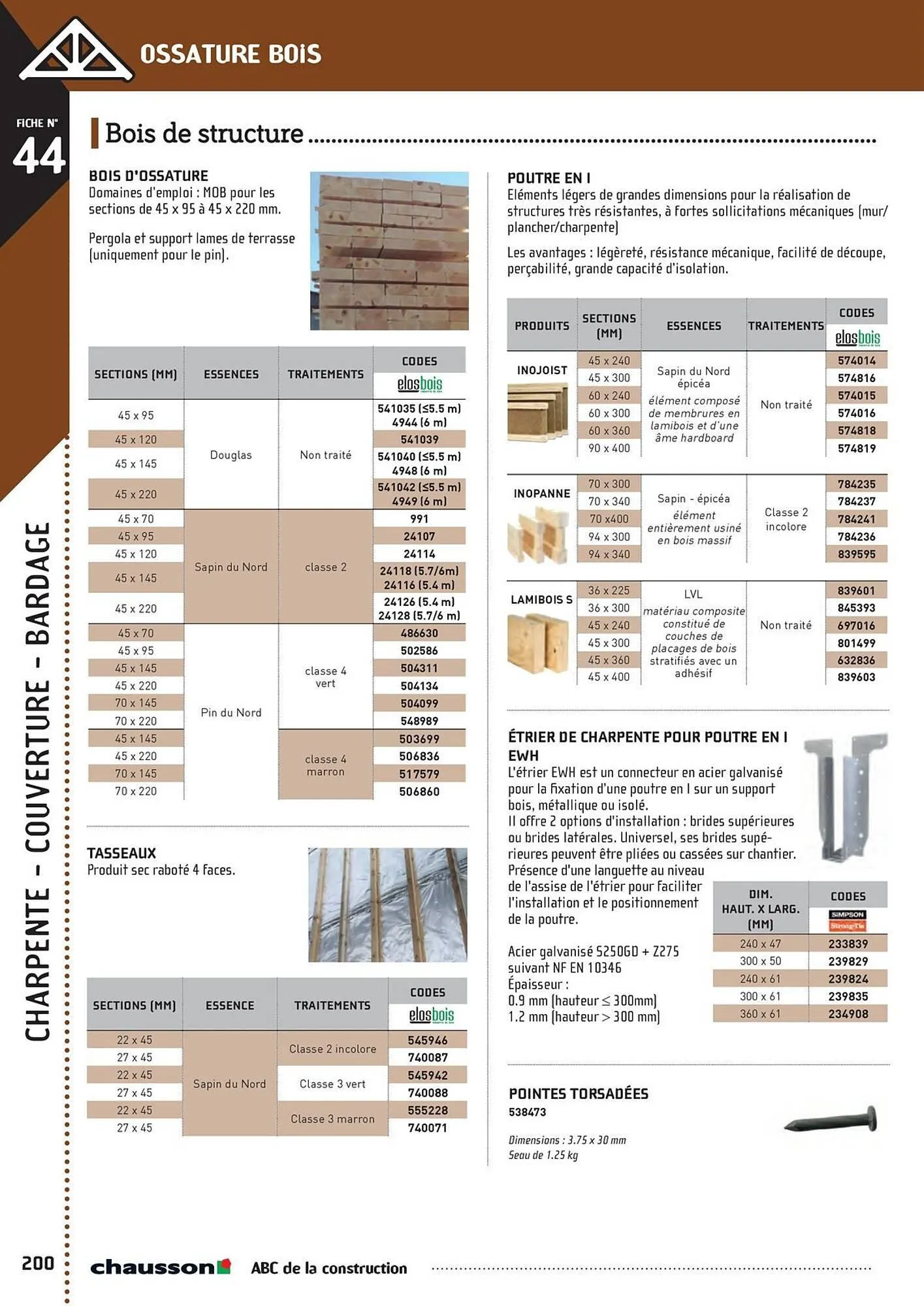 Catalogue Chausson Matériaux du 2 mai au 31 décembre 2025 - Catalogue page 202