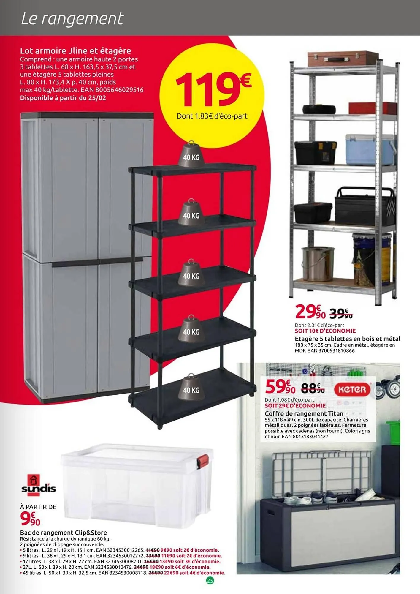 Catalogue Mr Bricolage du 18 février au 15 mars 2026 - Catalogue page 25