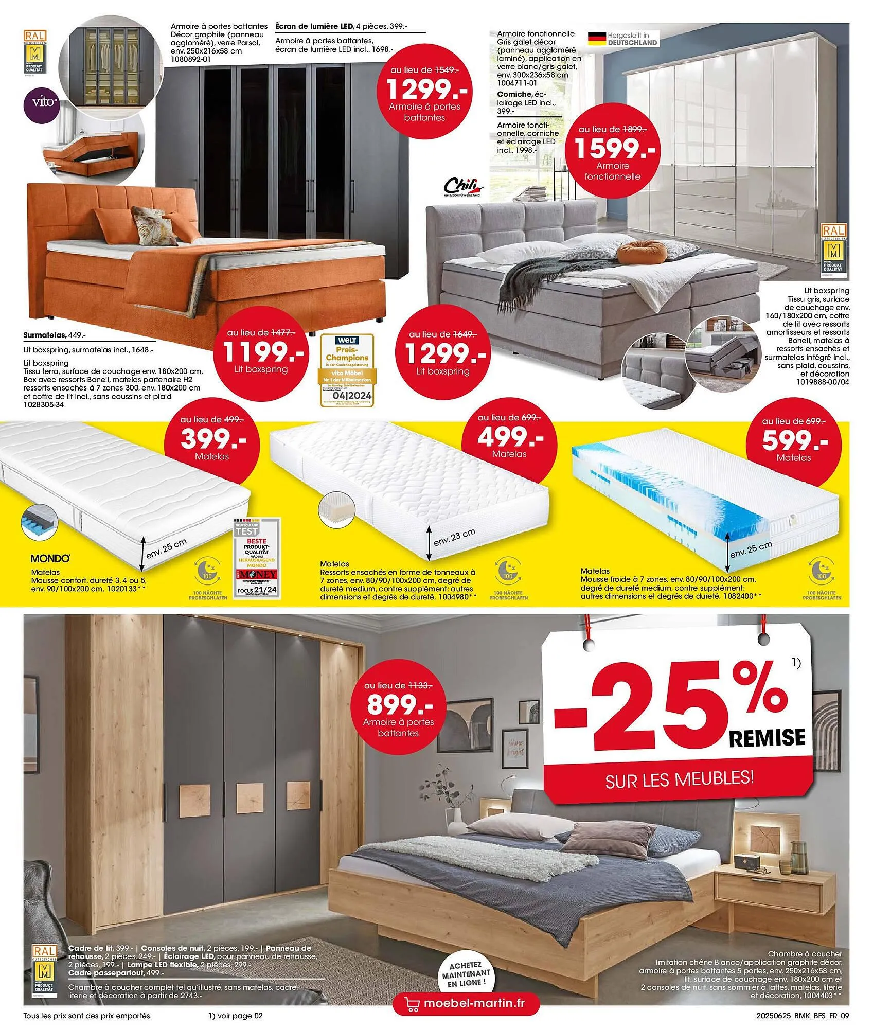 Catalogue Möbel Martin du 24 juin au 15 juillet 2025 - Catalogue page 9