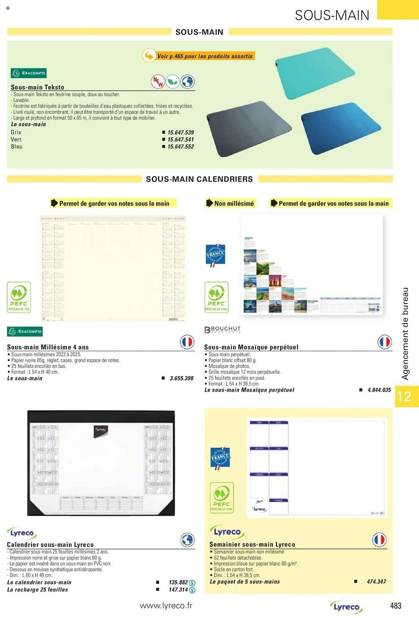 Catalogue Lyreco du 15 mai au 31 décembre 2023 - Catalogue page 483