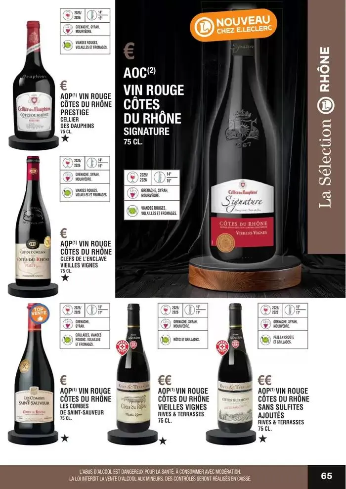 GUIDE DES VINS 2025 2026 du 27 février au 31 janvier 2027 - Catalogue page 65