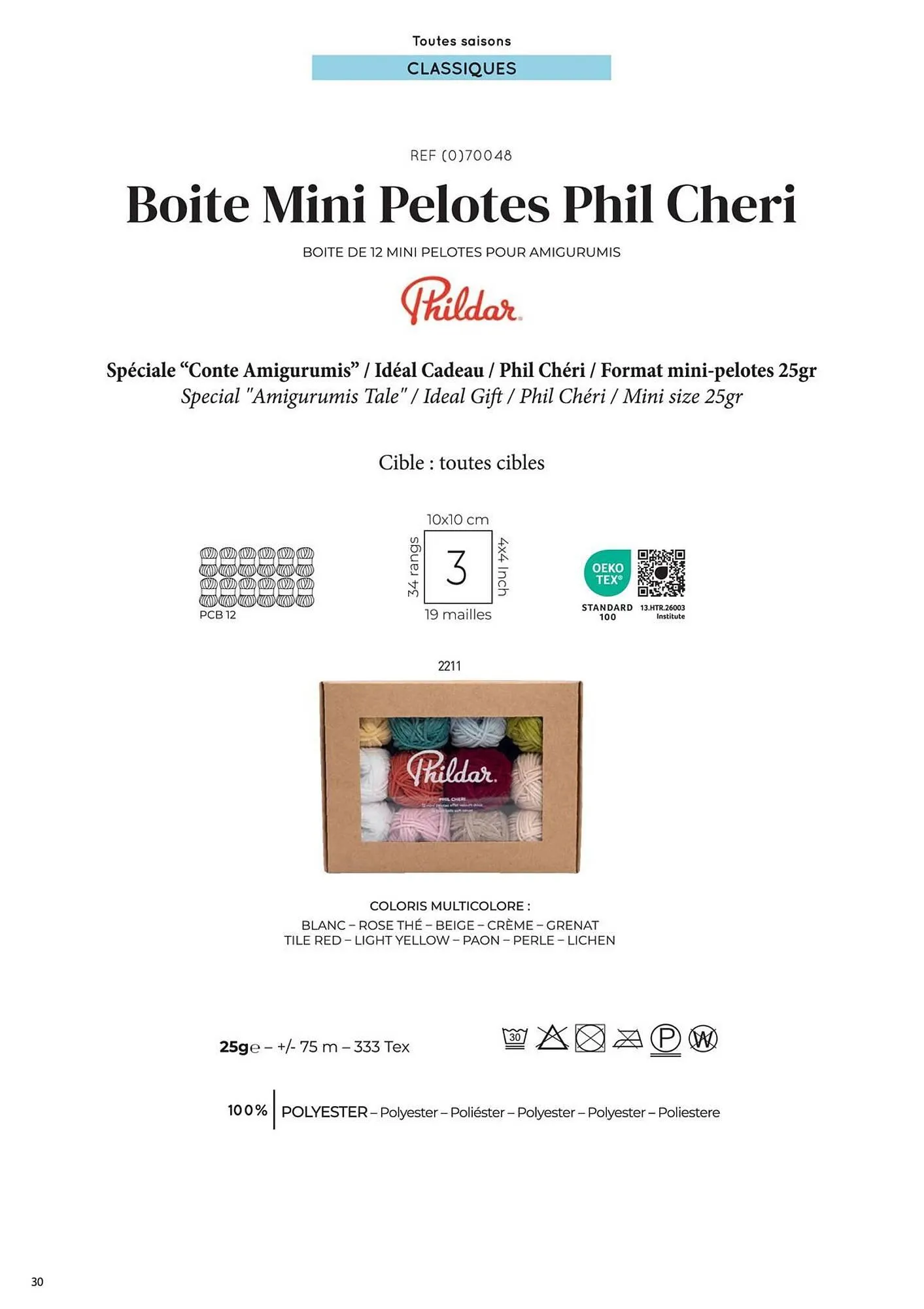 Catalogue Phildar du 10 décembre au 31 août 2025 - Catalogue page 30