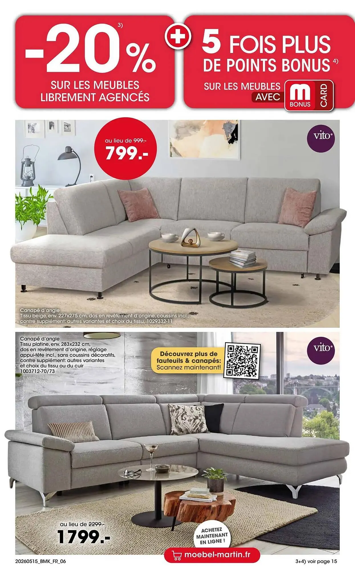Catalogue Möbel Martin du 15 mai au 31 mai 2026 - Catalogue page 6