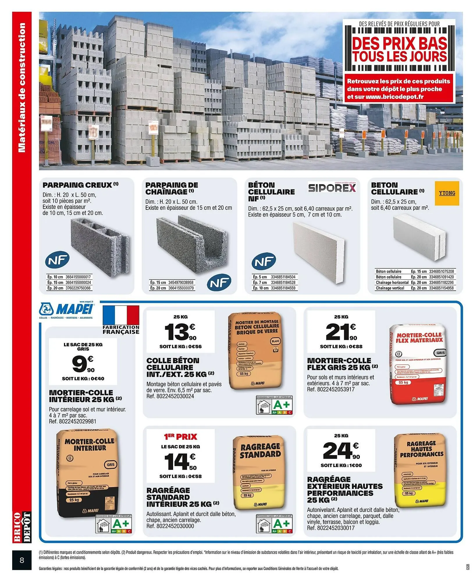 Catalogue Brico Dépôt du 20 juin au 3 juillet 2025 - Catalogue page 8