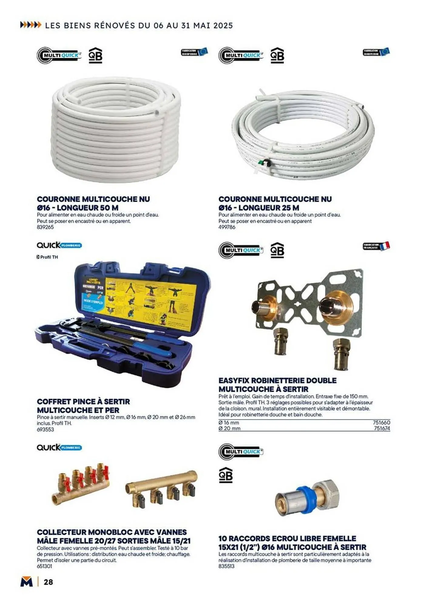 Catalogue Bricoman du 12 mai au 31 mai 2025 - Catalogue page 28