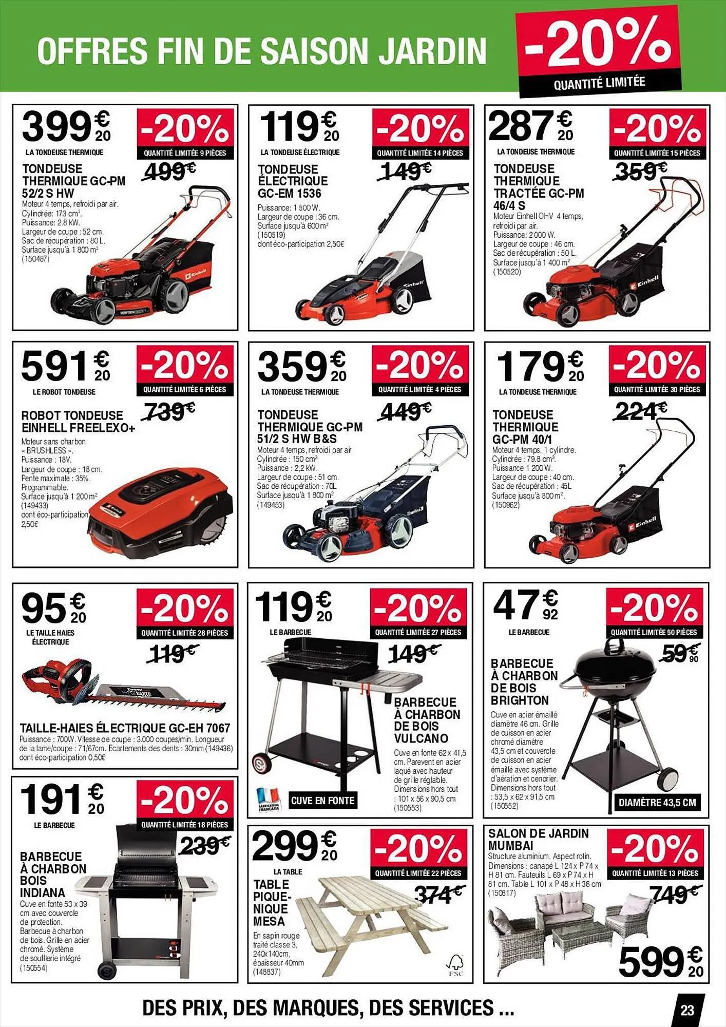 Catalogue Chretien Matériaux du 6 juillet au 19 août 2023 - Catalogue page 23