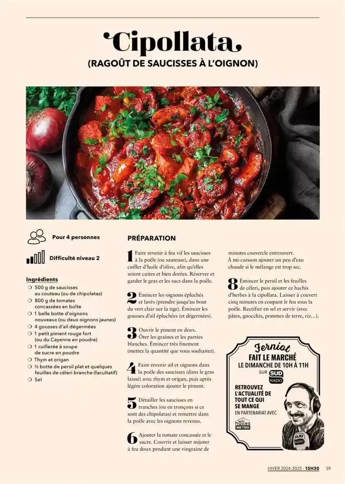 Metro Magazine 15h30 N°12 du 16 décembre au 30 avril 2025 - Catalogue page 54