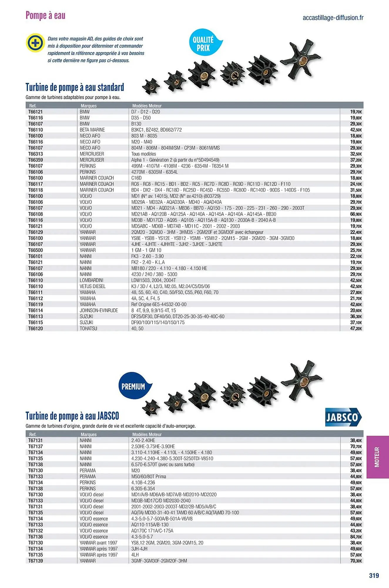 Catalogue Accastillage Diffusion du 1 mars au 31 décembre 2023 - Catalogue page 321