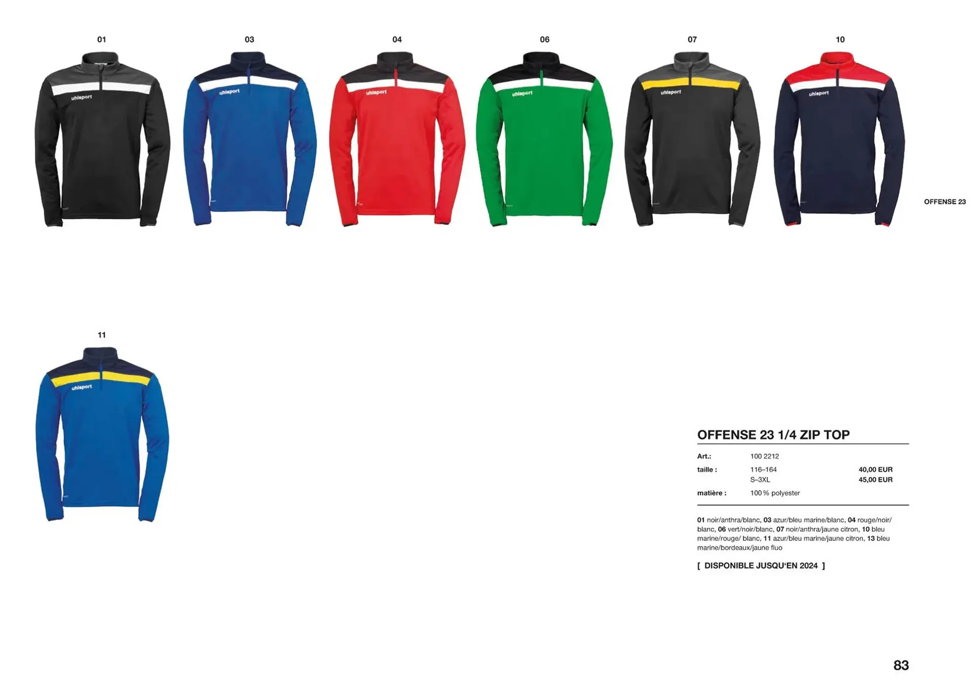 Catalogue Uhlsport du 1 mars au 31 décembre 2023 - Catalogue page 83