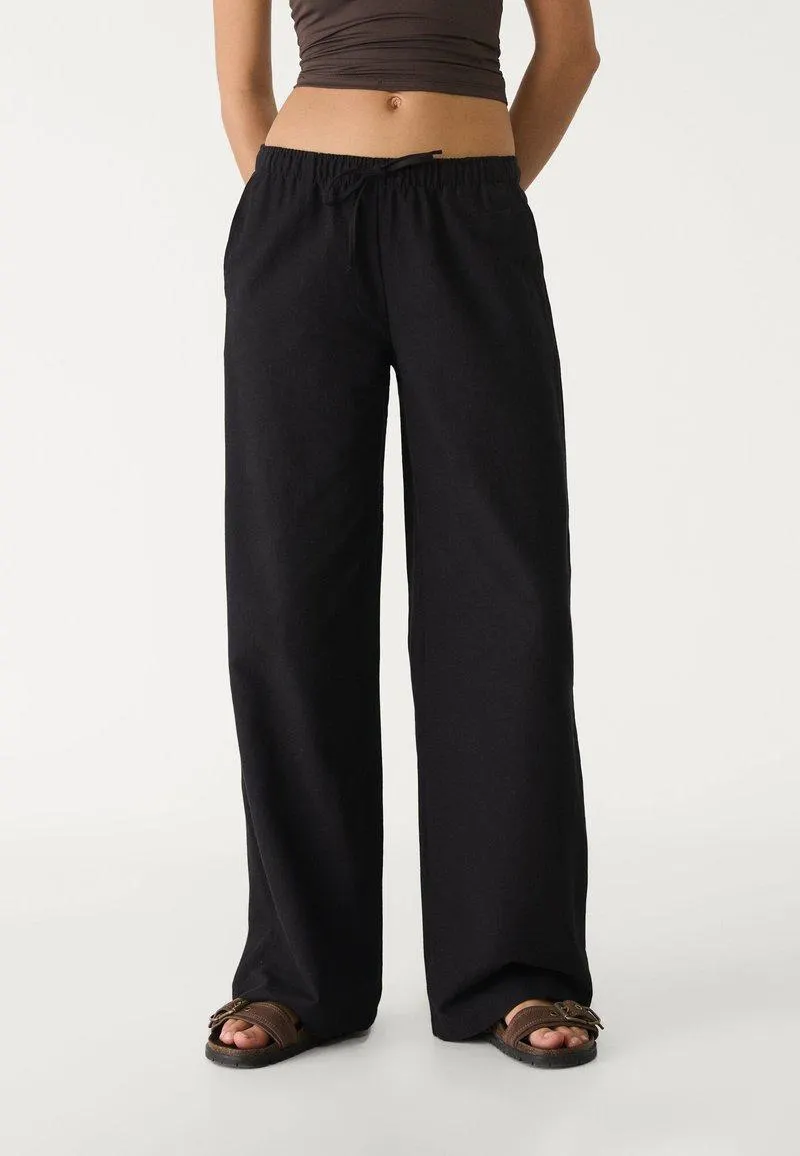 DRAWSTRING - Pantalon classique - black