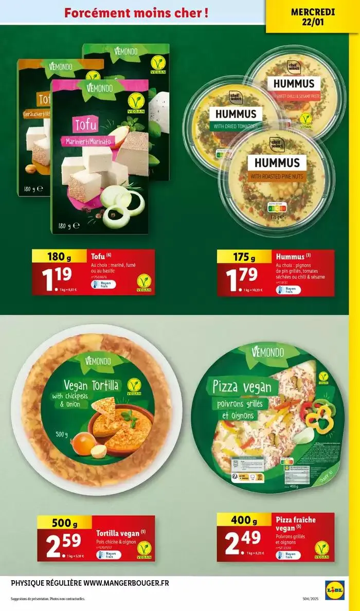 Lidl vous invite à un voyage culinaire en Asie avec leur gamme Vitasia! du 22 janvier au 28 janvier 2025 - Catalogue page 31