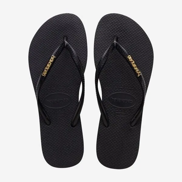 Havaianas Slim Logo Metallic