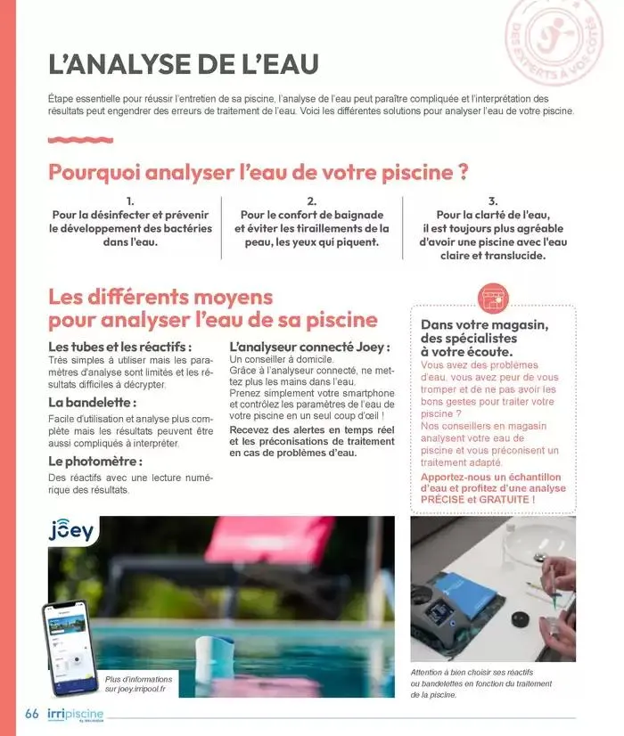 Les plaisir de l'eau Piscine,Spa,Arrosage du 10 mars au 31 décembre 2025 - Catalogue page 66