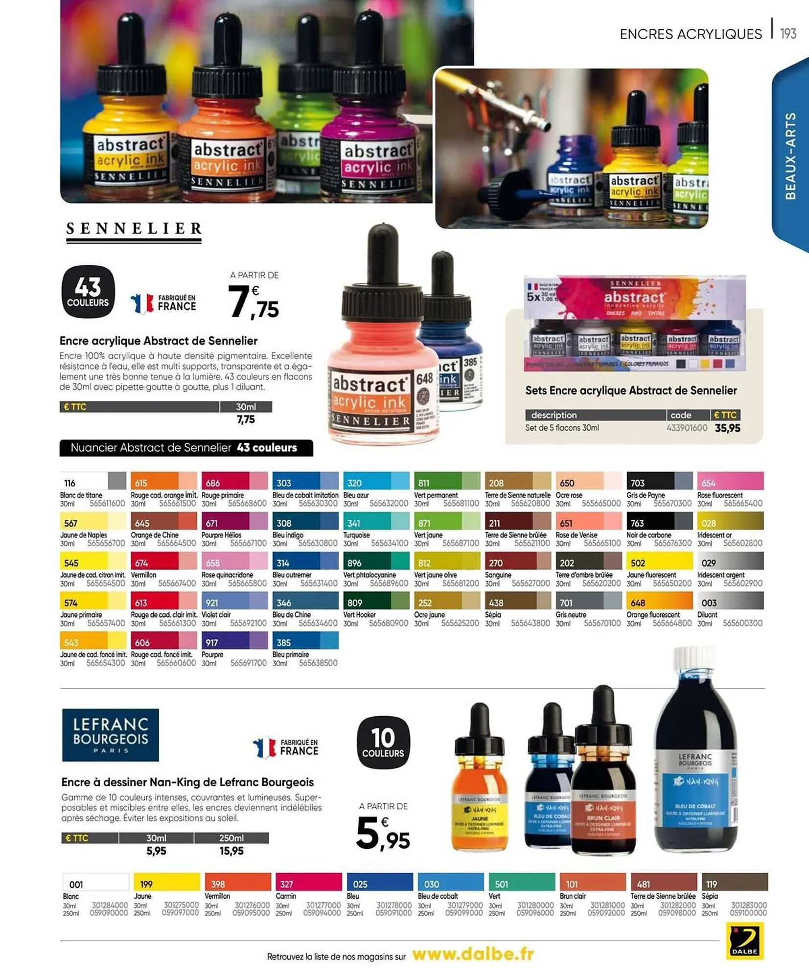 Catalogue Dalbe du 27 janvier au 31 décembre 2025 - Catalogue page 195