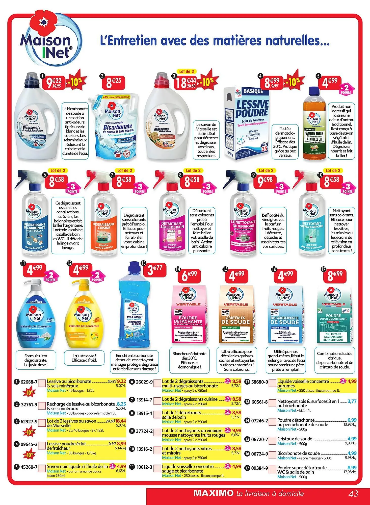 Catalogue Maximo du 30 septembre au 31 octobre 2025 - Catalogue page 43