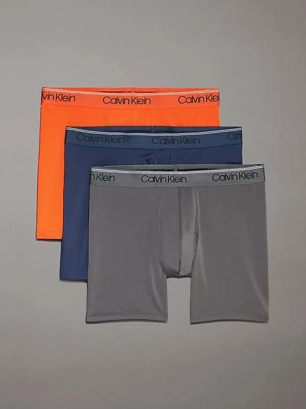 Lot de 3 boxers longs - Micro Stretch