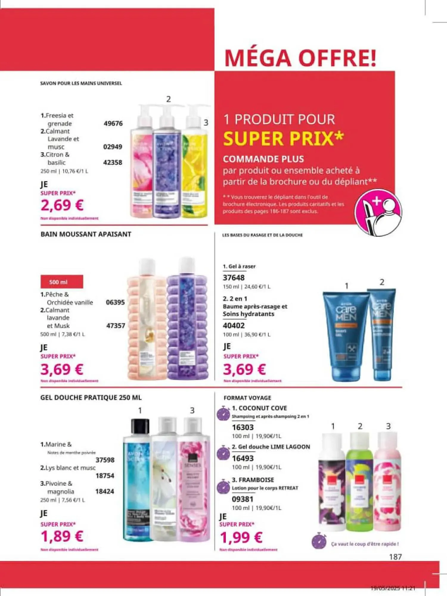 Catalogue AVON du 1 août au 31 août 2025 - Catalogue page 187