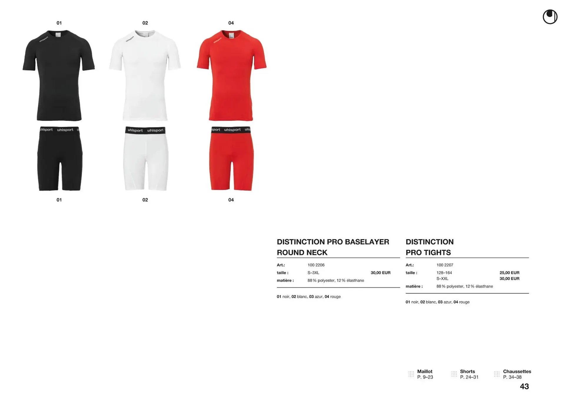 Catalogue Uhlsport du 1 mars au 31 décembre 2023 - Catalogue page 43