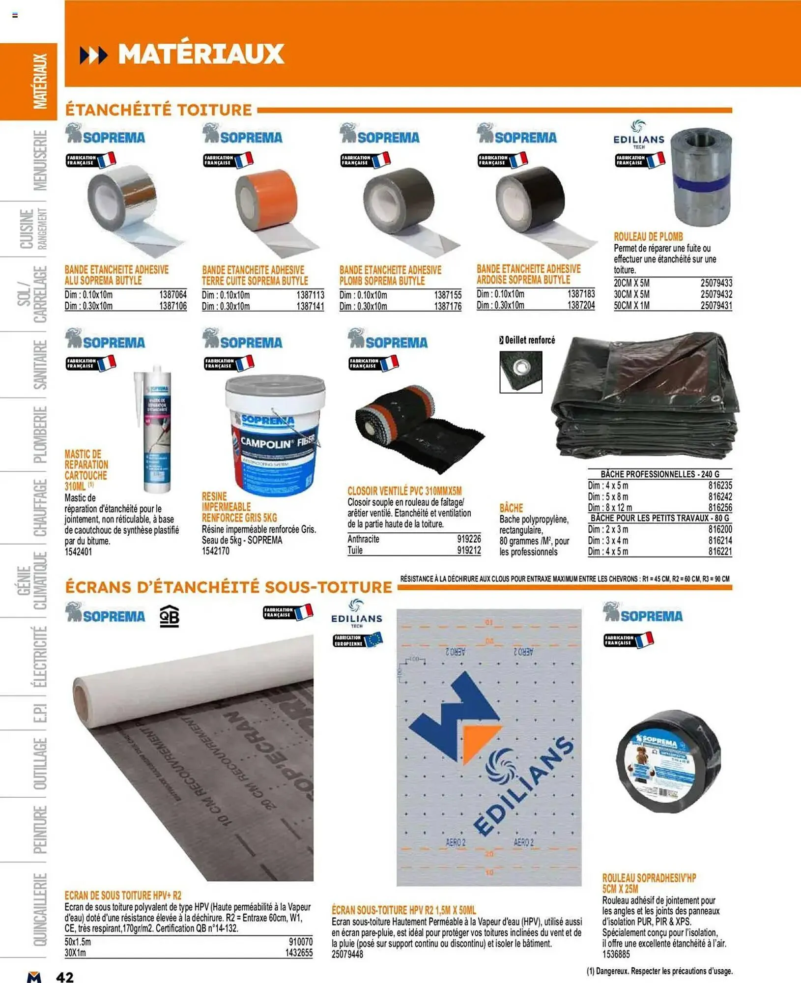 Catalogue Bricoman du 19 mars au 31 décembre 2025 - Catalogue page 42