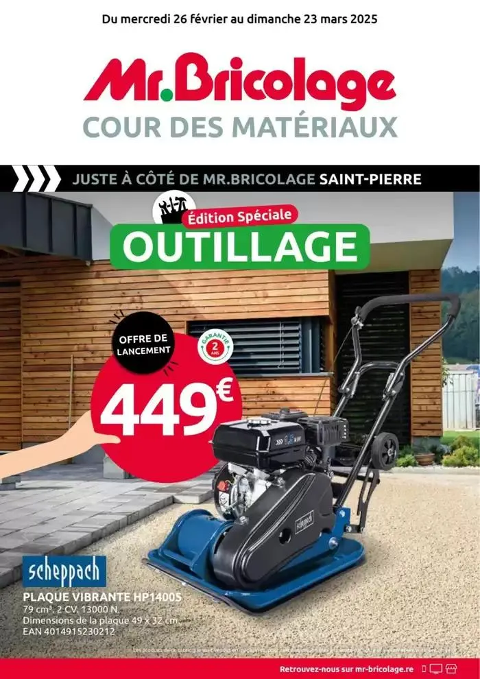 Edition Speciale outillage du 26 février au 23 mars 2025 - Catalogue page 1