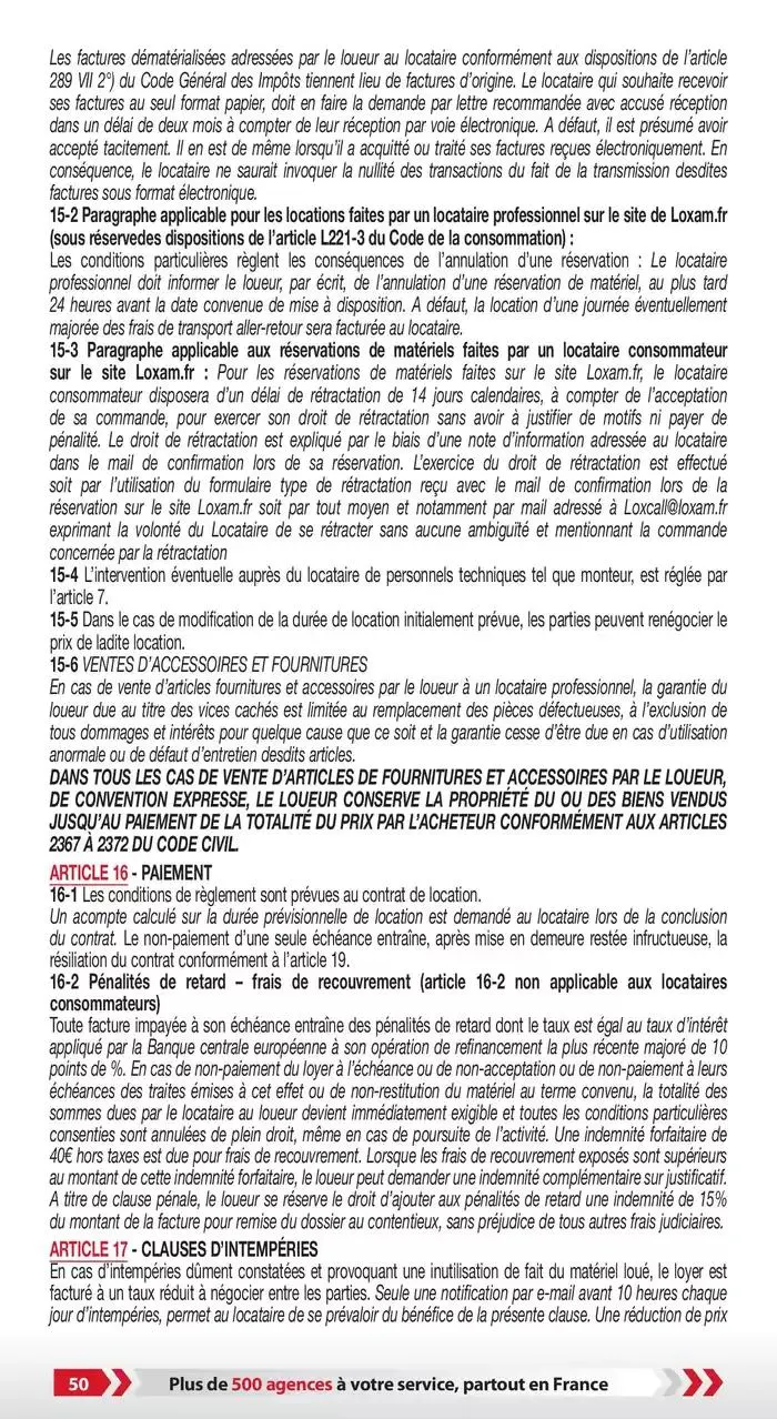 Tarifs professionnels du 3 janvier au 31 décembre 2025 - Catalogue page 52