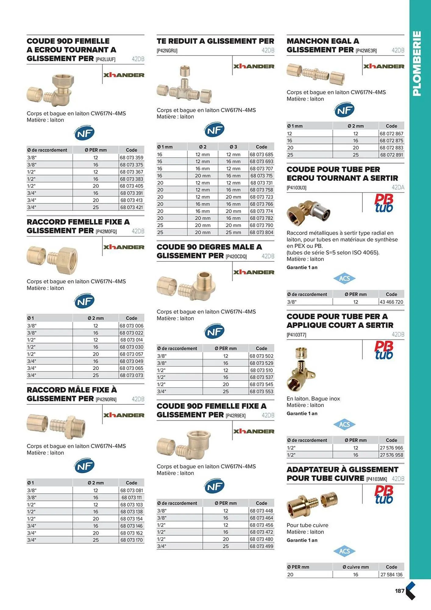 Catalogue Prolians du 2 octobre au 31 décembre 2025 - Catalogue page 187