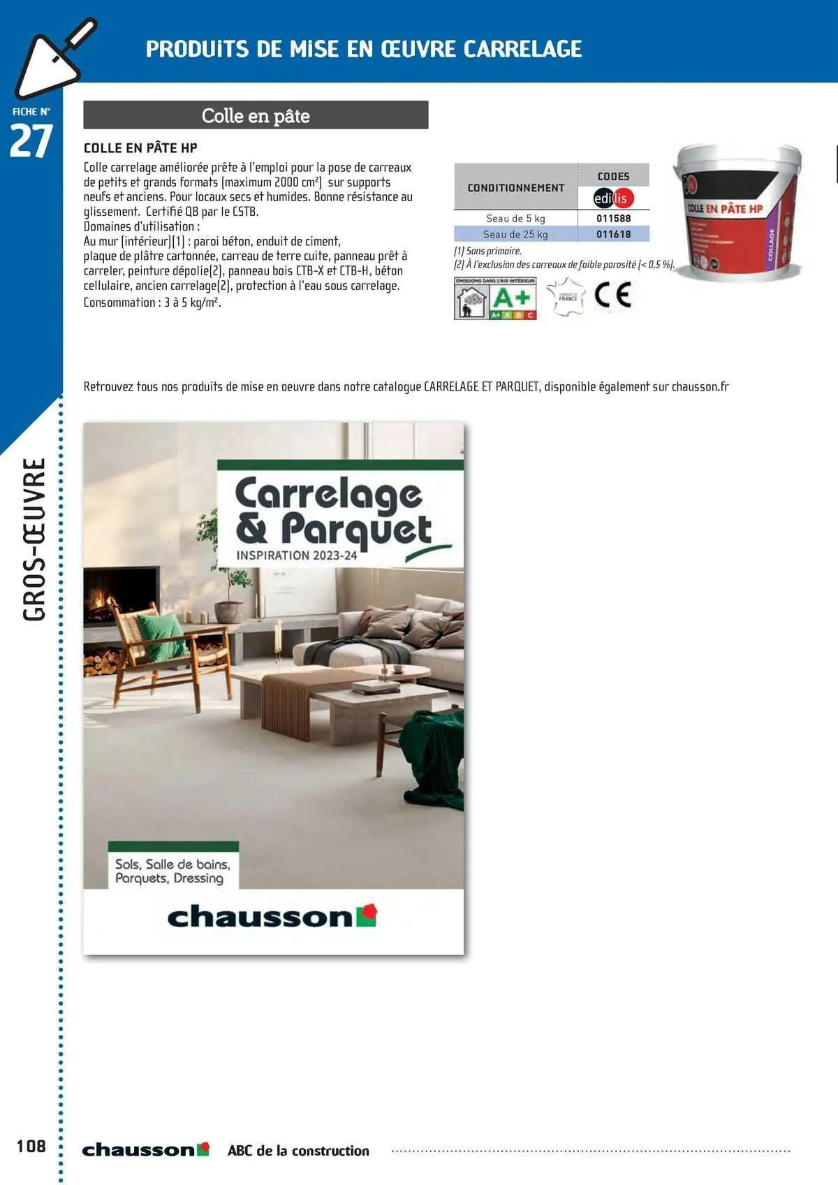 Catalogue Chausson Matériaux du 2 mai au 31 décembre 2025 - Catalogue page 91