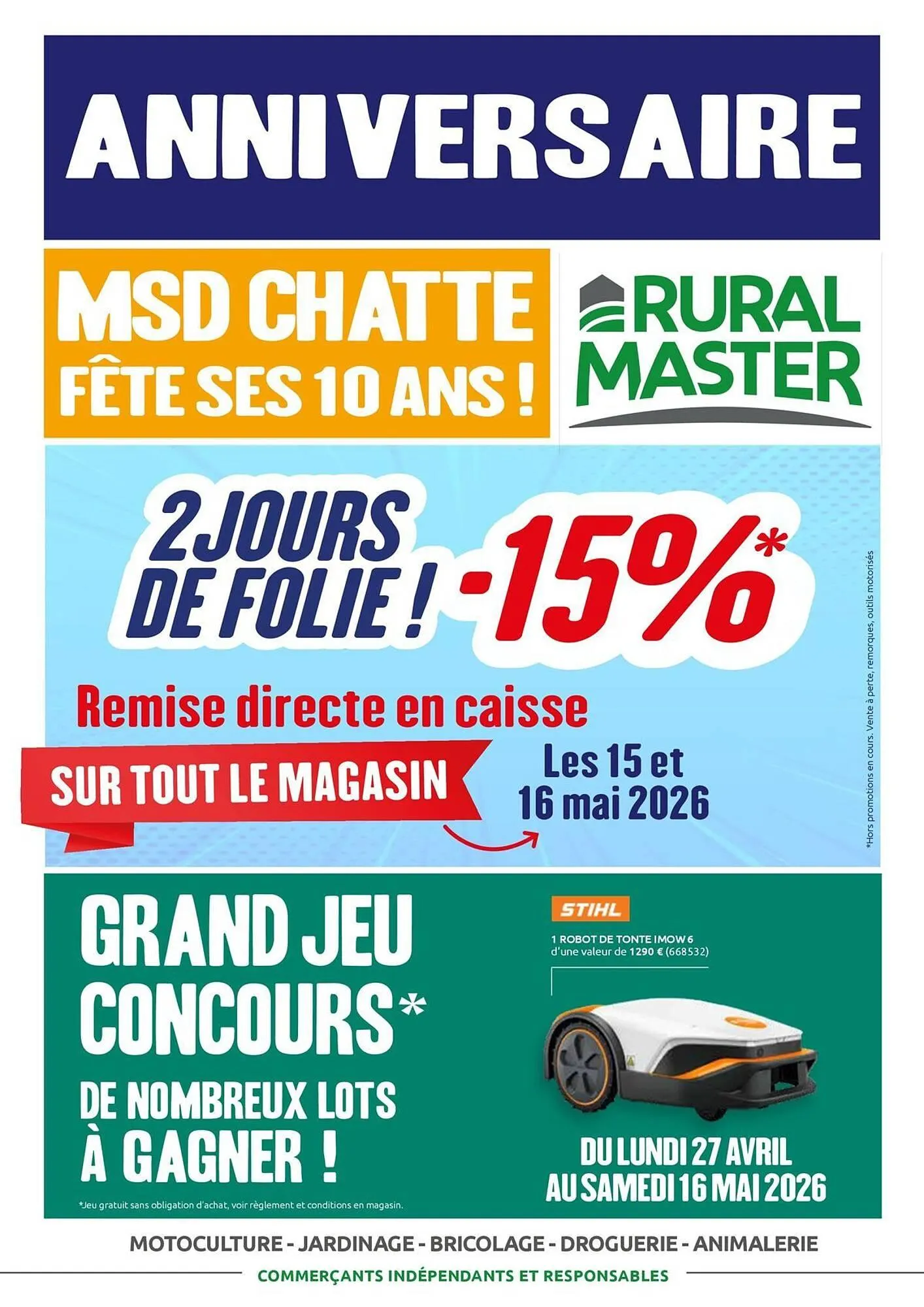 Catalogue Rural Master du 27 avril au 16 mai 2026 - Catalogue page 1