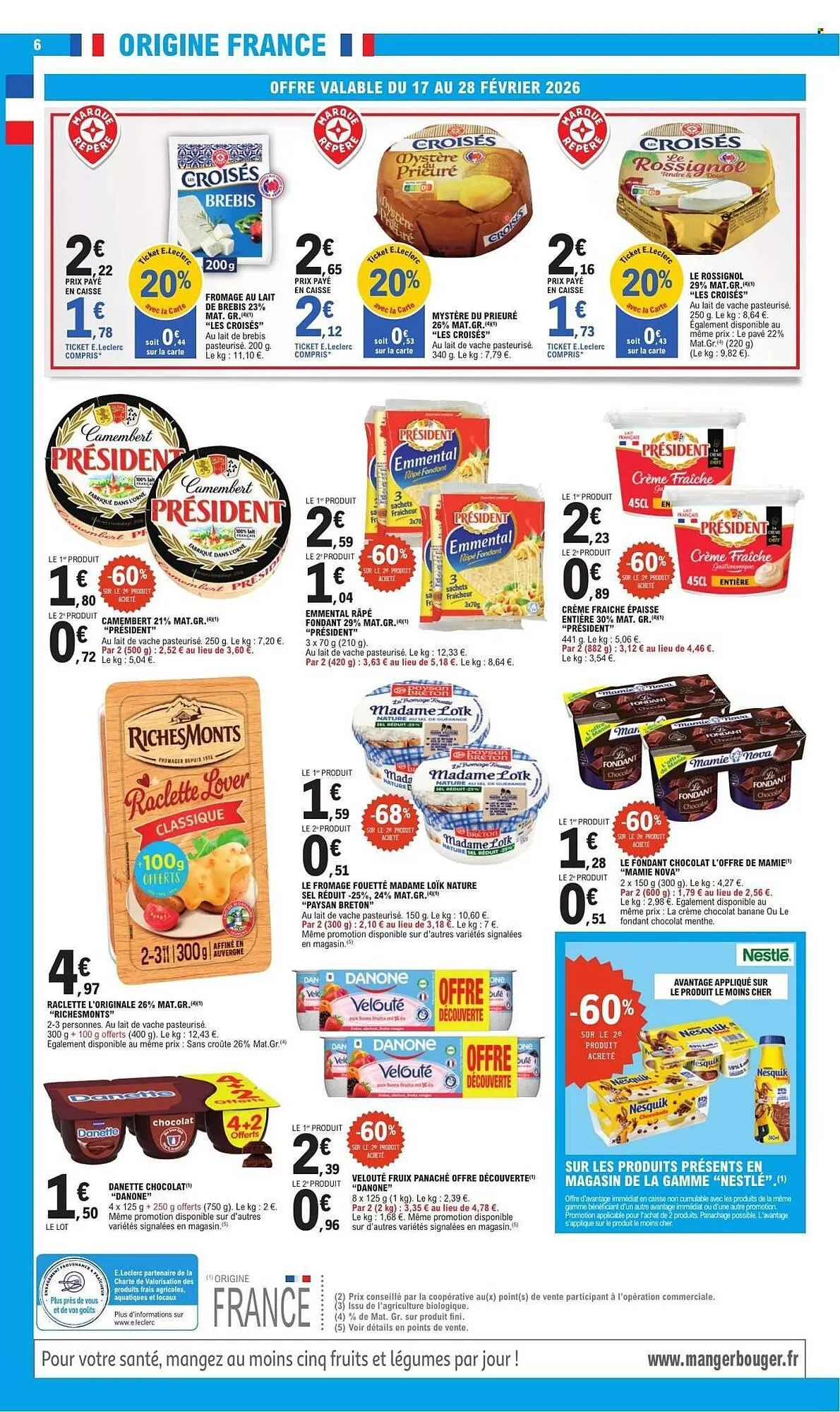 Catalogue E.Leclerc du 17 février au 28 février 2026 - Catalogue page 6