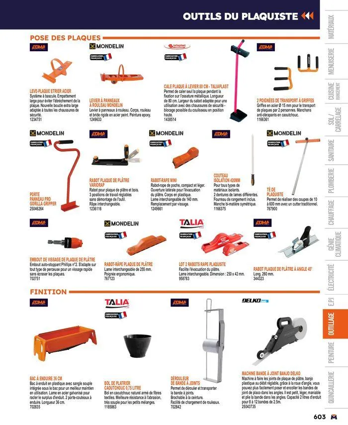 Guide produits 2024 du 15 mars au 31 décembre 2024 - Catalogue page 603
