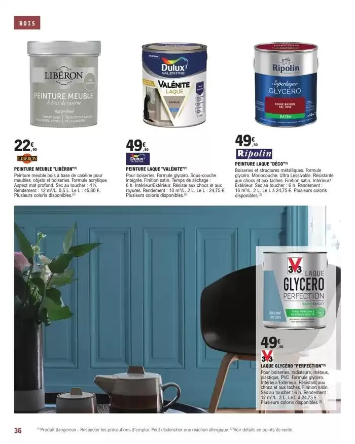 Guide Decoration Interieure du 2 mai au 31 décembre 2025 - Catalogue page 36