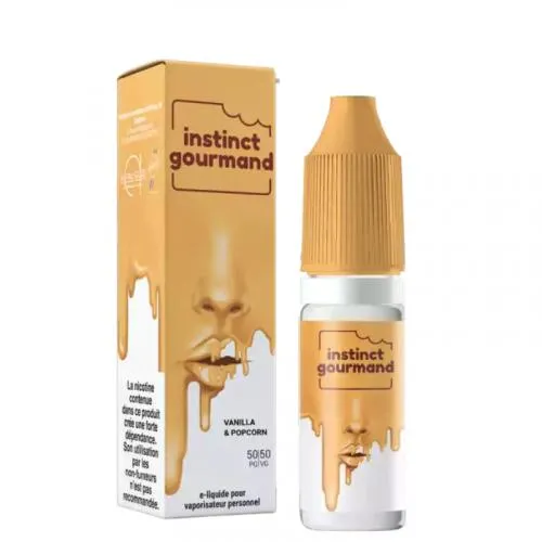 E Liquide VANILLA & POPCORN 10 ml - Instinct Gourmand