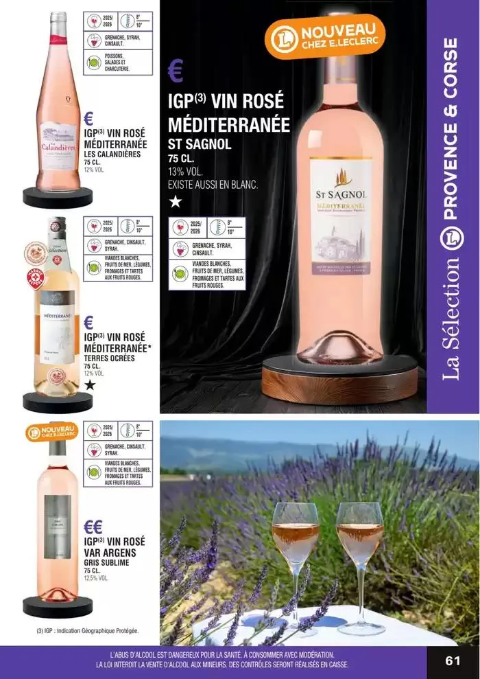 GUIDE DES VINS 2025 2026 du 27 février au 31 janvier 2027 - Catalogue page 61