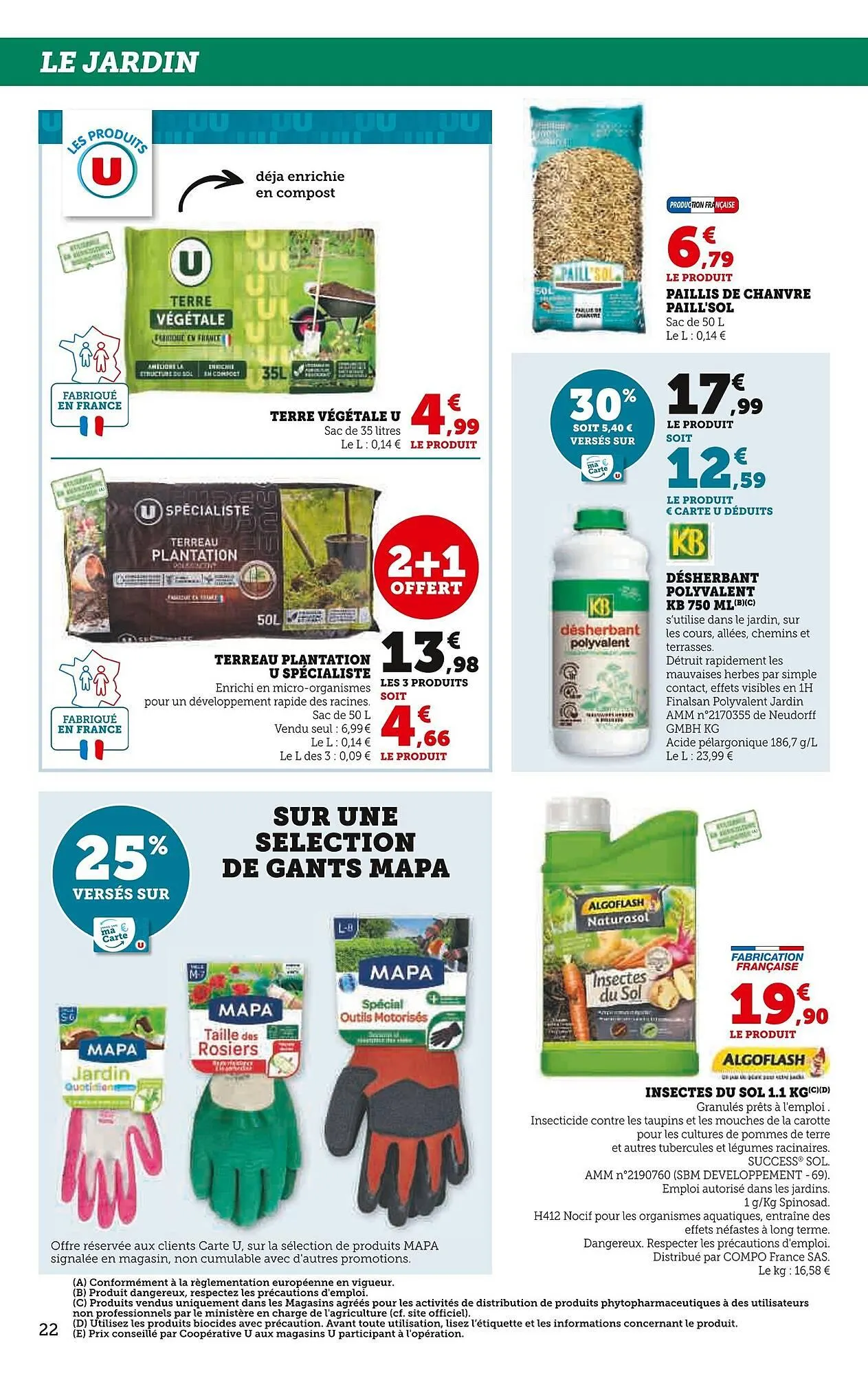 Catalogue Super U du 25 mars au 21 avril 2025 - Catalogue page 22