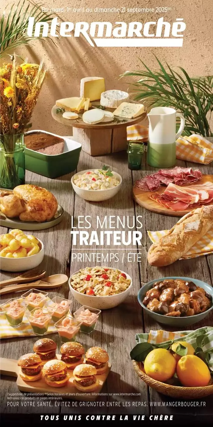 CATALOGUE TRAITEUR PRINTEMPS ETE du 1 avril au 21 septembre 2025 - Catalogue page 1