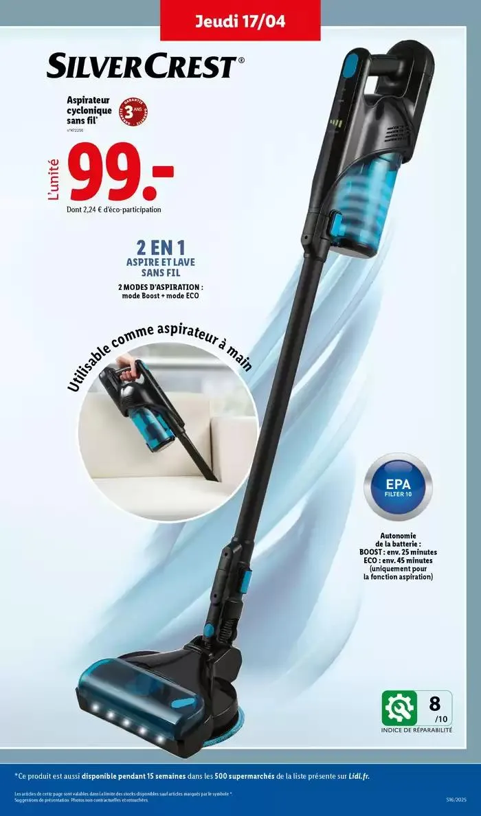 Découvrez la sélection de produits mode et bricolage à prix Lidl ! du 14 avril au 17 avril 2025 - Catalogue page 23