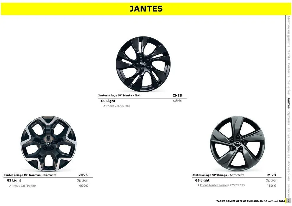 Opel Nouveau Grandland du 3 mai au 3 mai 2025 - Catalogue page 8