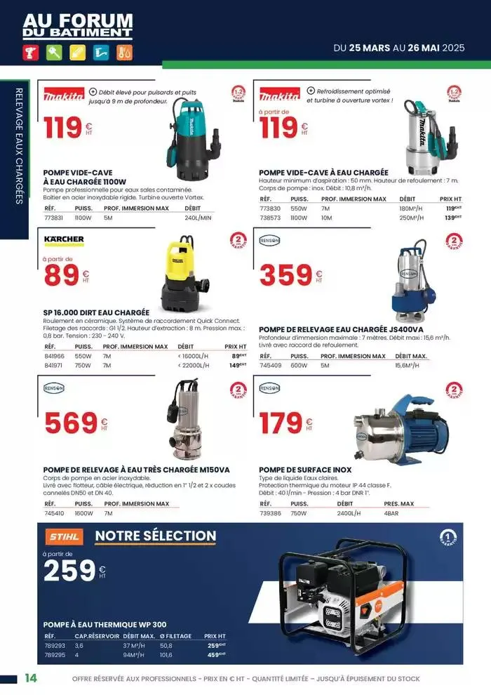 Sélection Jardin Printemps - Été du 28 mars au 26 mai 2025 - Catalogue page 14