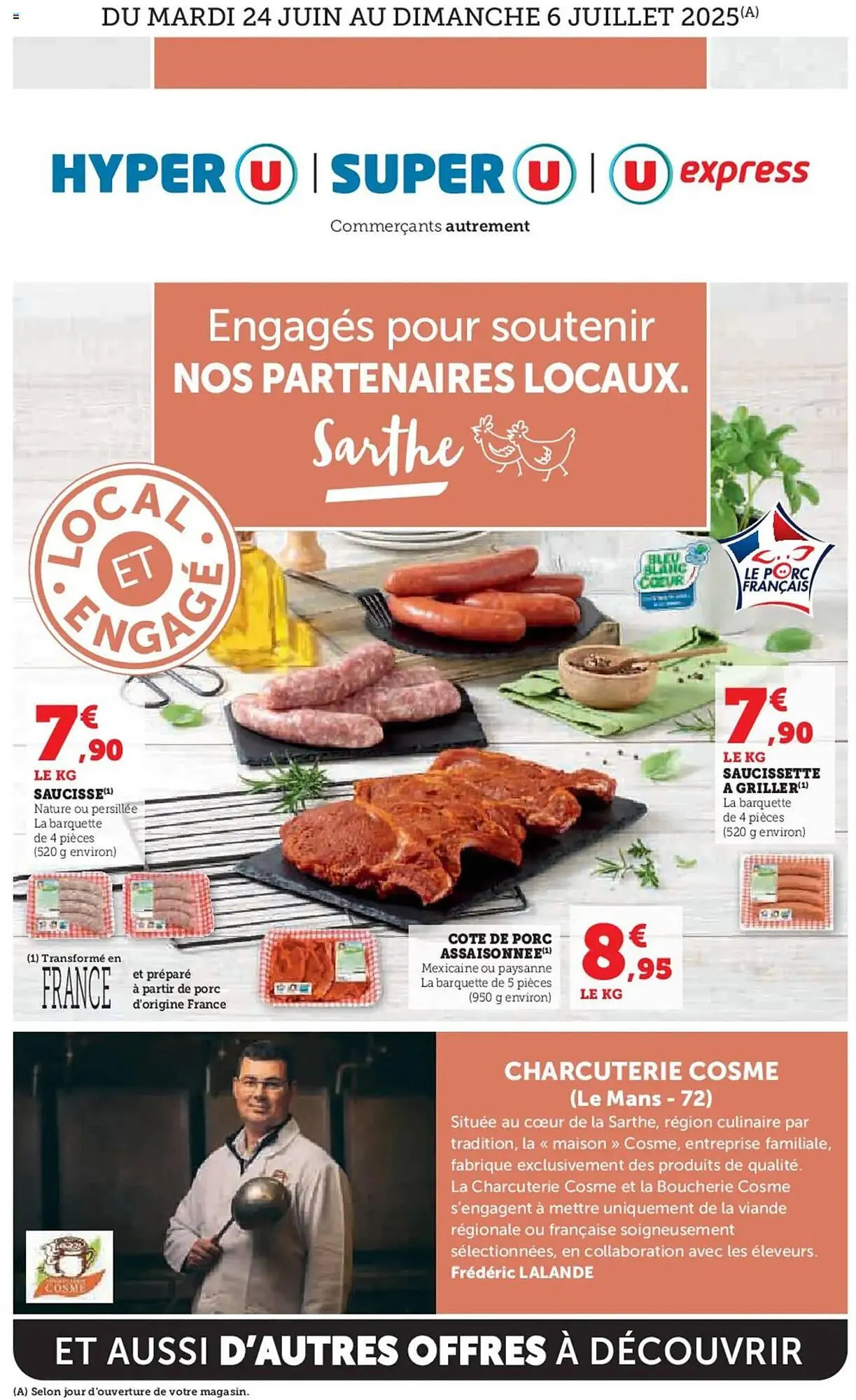 Catalogue Super U du 24 juin au 6 juillet 2025 - Catalogue page 1