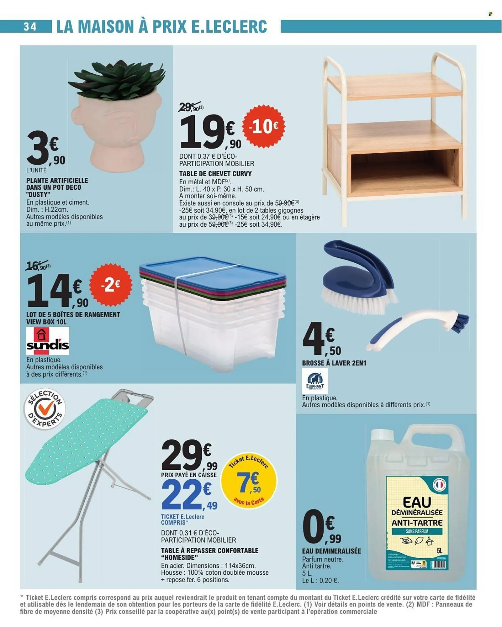 Catalogue E.Leclerc du 24 février au 7 mars 2026 - Catalogue page 34