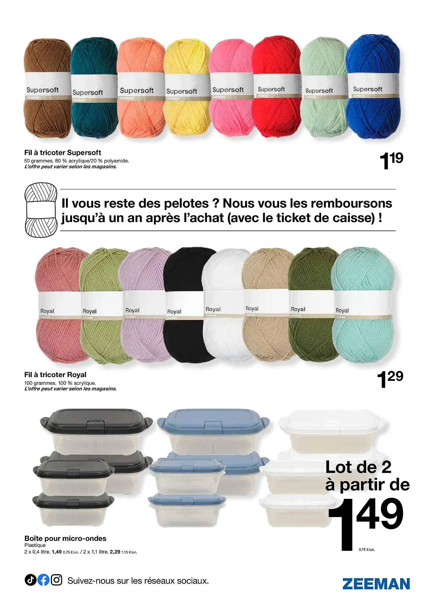 Catalogue Zeeman du 4 août au 18 août 2025 - Catalogue page 19