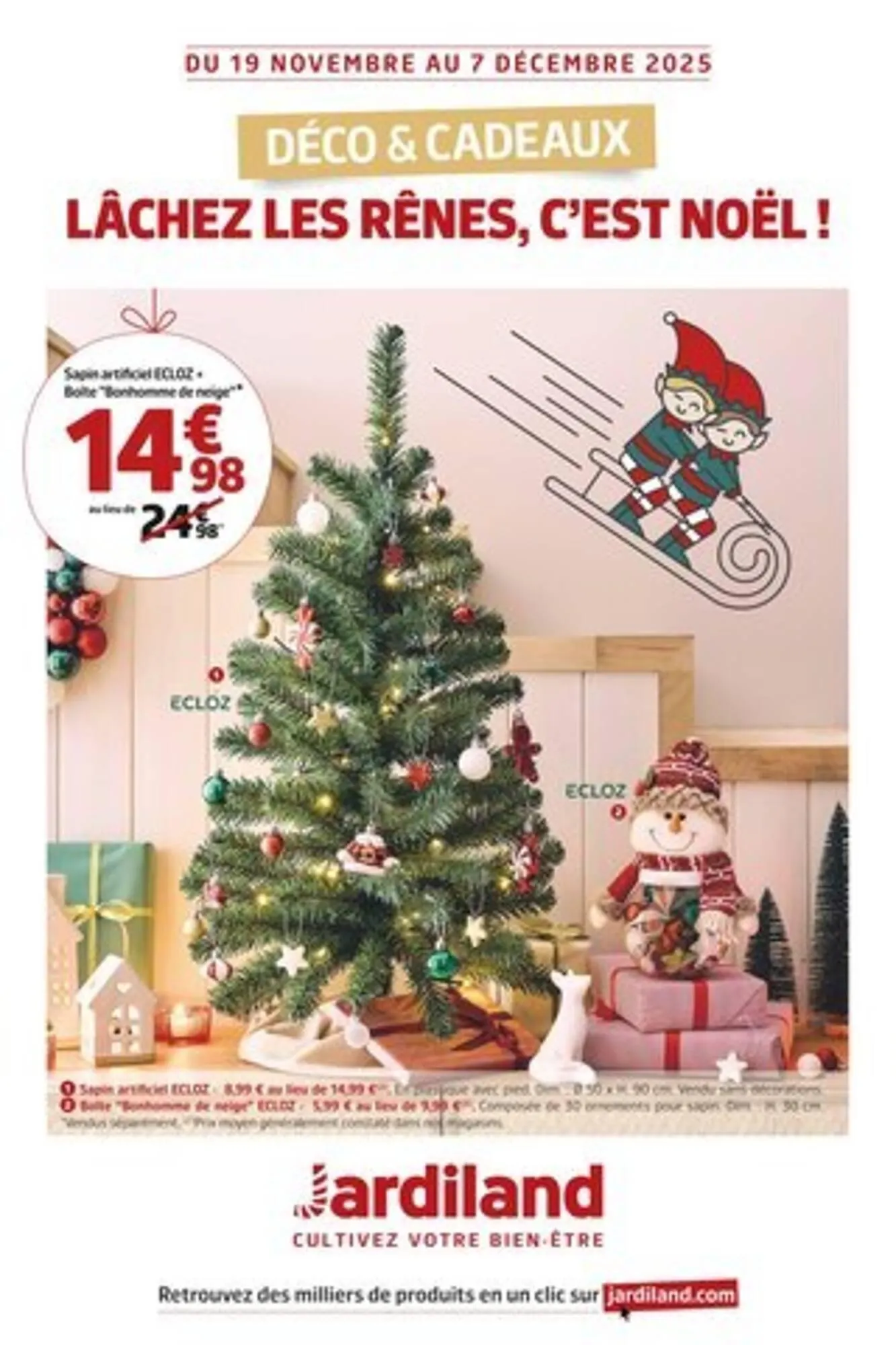 Catalogue Jardiland du 19 novembre au 7 décembre 2025 - Catalogue page 1