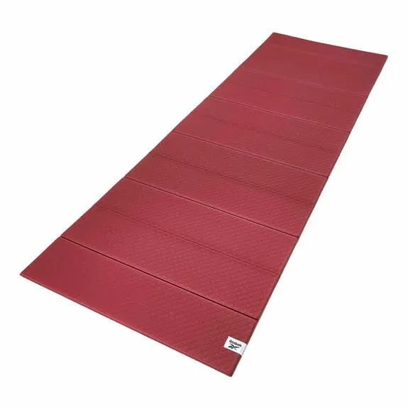 Tapis de sol Reebok Folded Yoga 6 mm rouge