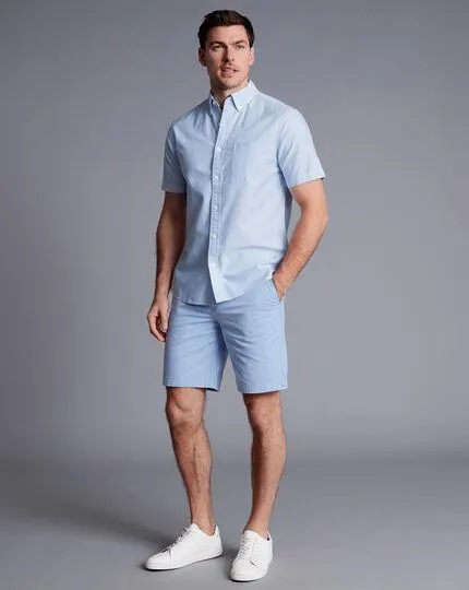 Cotton Shorts - Cornflower Blue